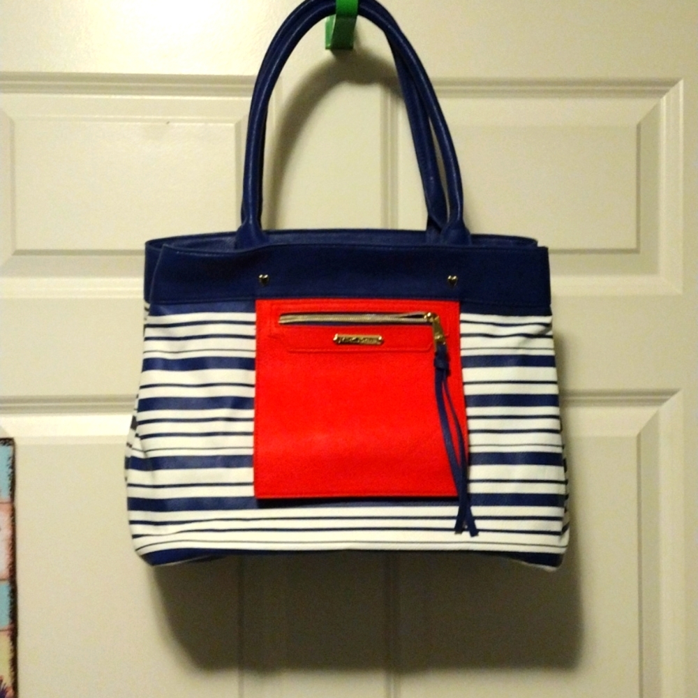 Red, white and blue Betsey Johnson Bag
